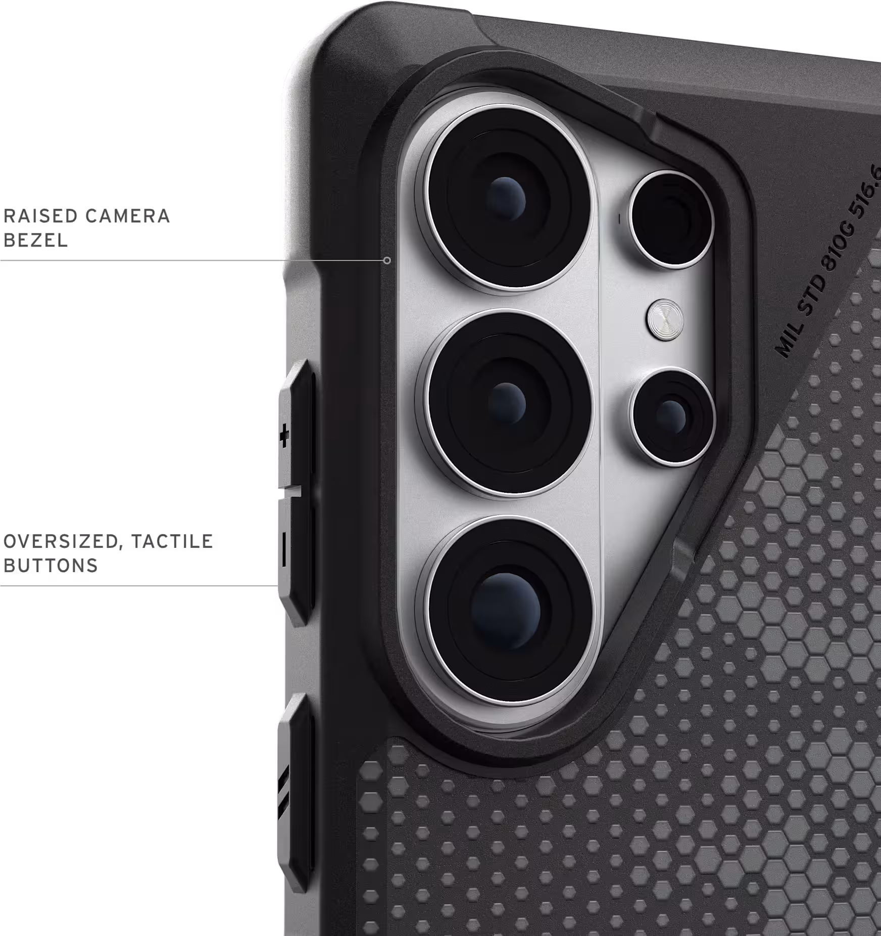 UAG Metropolis LT Samsung S26 Ultra Hoesje Magnetic Back Cover Camo Graphite afbeelding 5