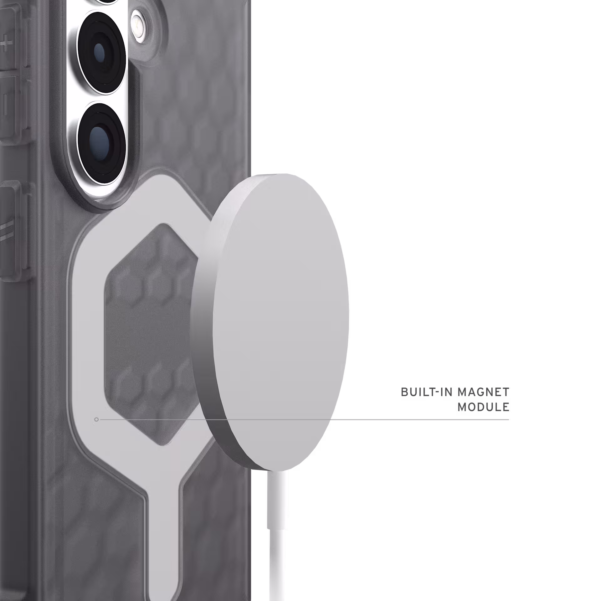 UAG Essential Armor Samsung Galaxy S26 Hoesje MagSafe Back Cover Ash afbeelding 3