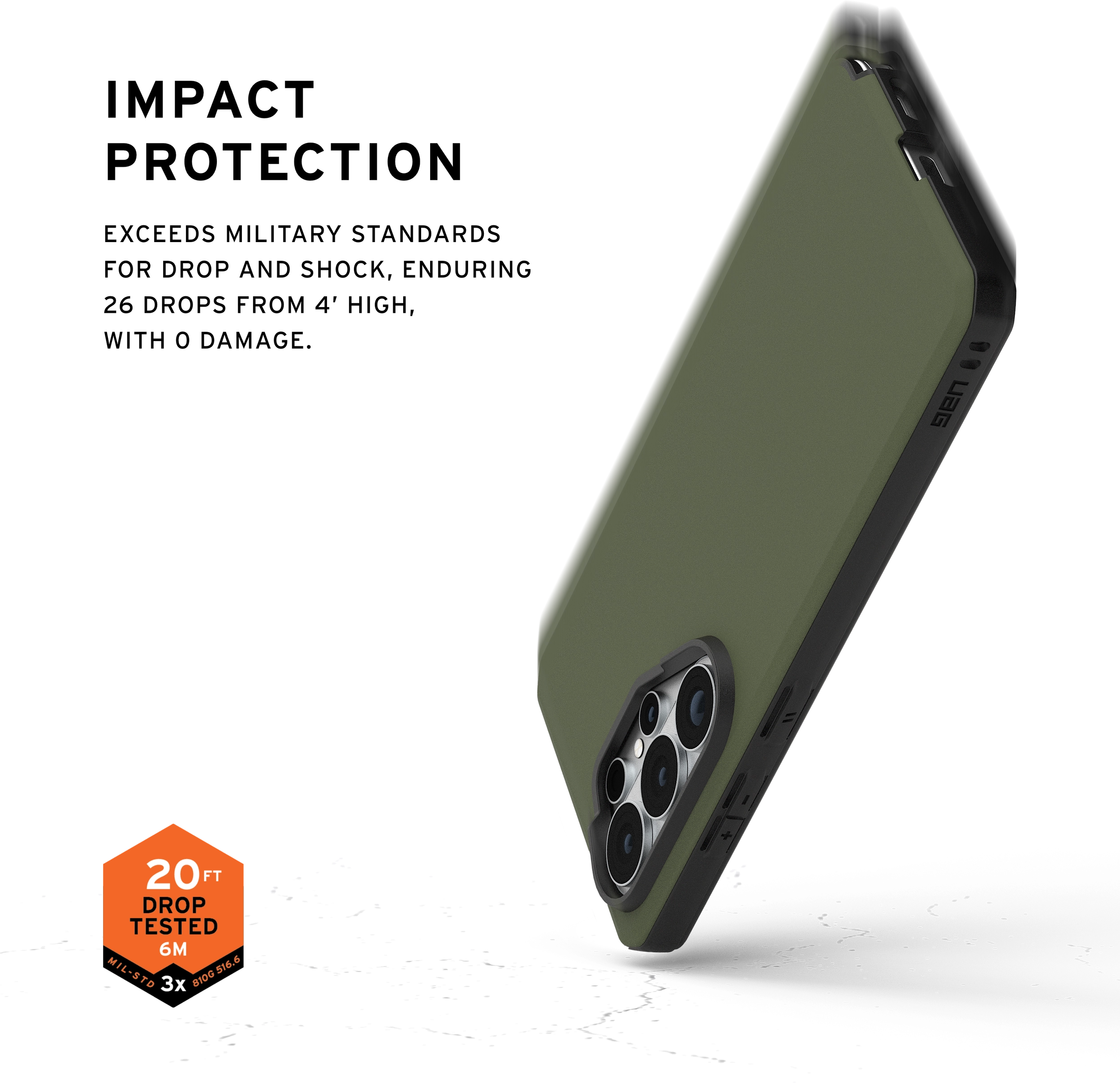 UAG Civilian LT Samsung Galaxy S26 Ultra Hoesje MagSafe Back Cover Groen afbeelding 3