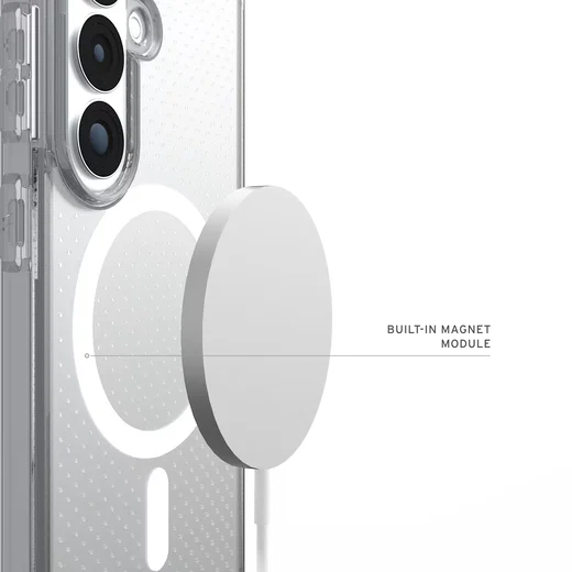UAG Dot Samsung Galaxy S26 Hoesje Magnetic Back Cover Ice Ash afbeelding 4