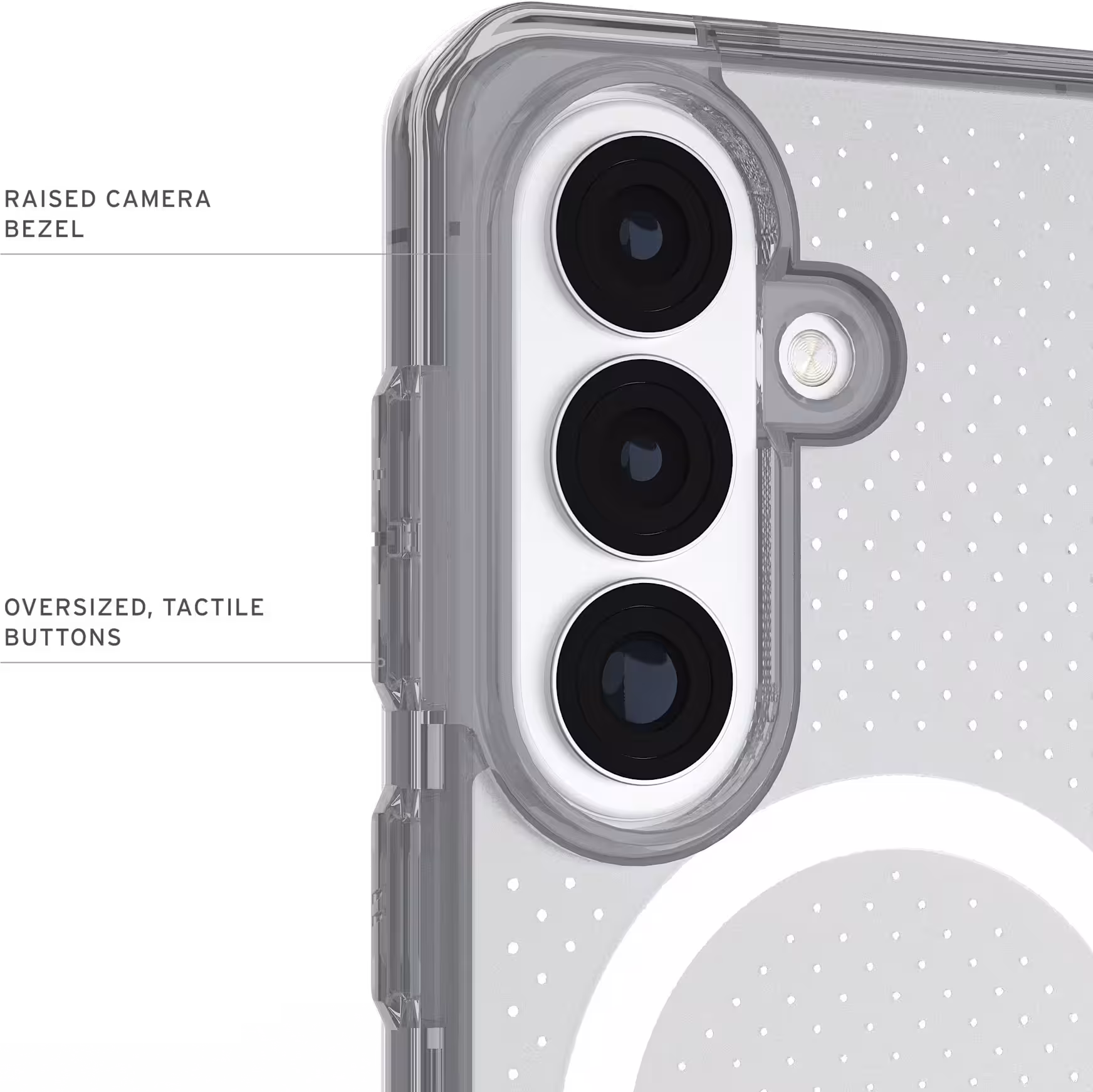 UAG Dot Samsung Galaxy S26 Hoesje Magnetic Back Cover Ice Ash afbeelding 5