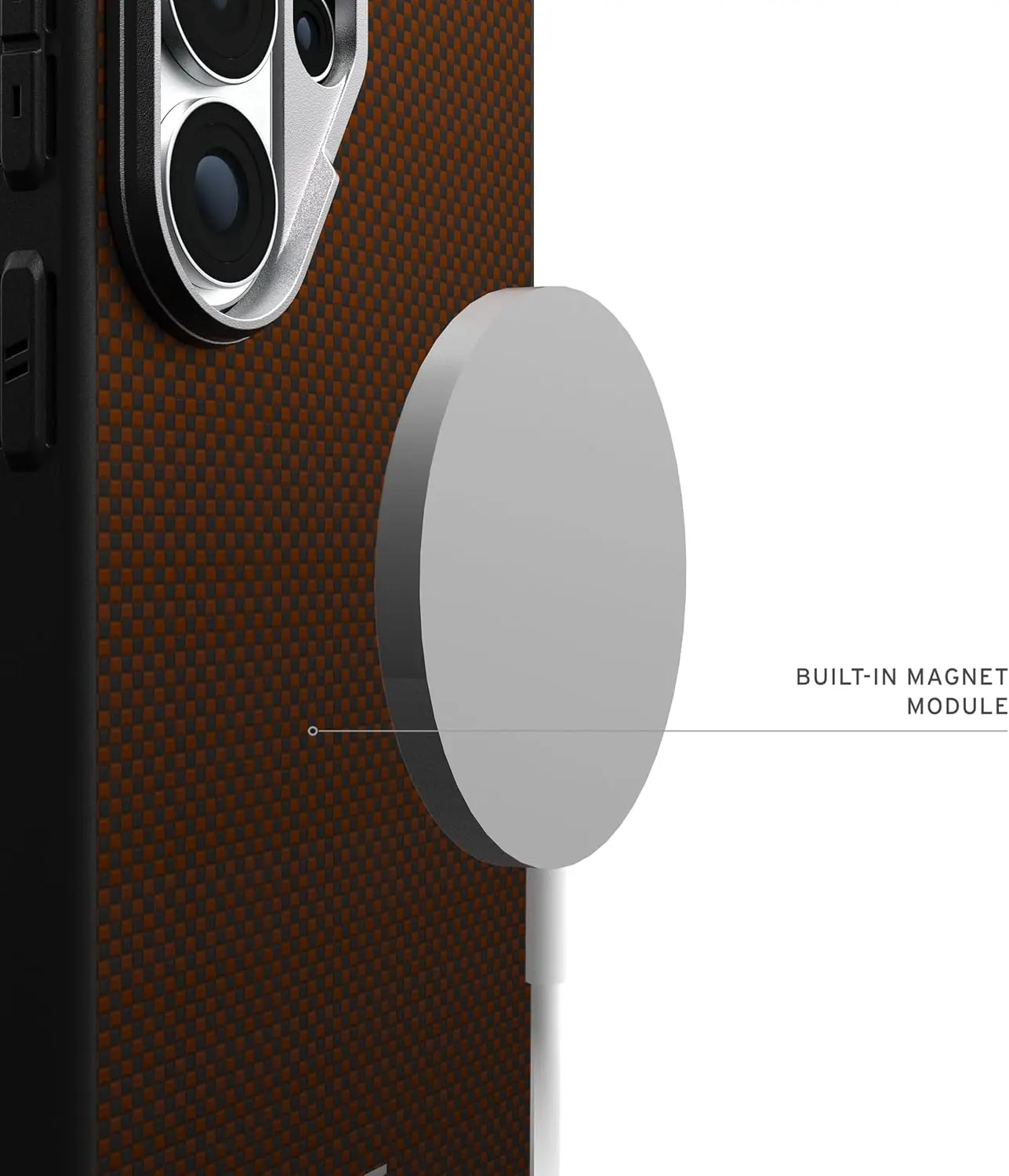 UAG Fibr Armr Samsung Galaxy S26 Ultra Hoesje Magnetic Back Cover Rood afbeelding 7
