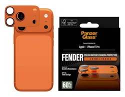 PanzerGlass Fender iPhone 17 Pro Camera Lens Protector Tempered Glass Oranje afbeelding