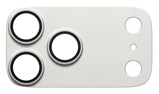 PanzerGlass Fender iPhone 17 Pro Max Camera Lens Protector Tempered Glass Zilver afbeelding 3