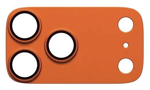 PanzerGlass Fender iPhone 17 Pro Max Camera Lens Protector Tempered Glass Oranje afbeelding 3