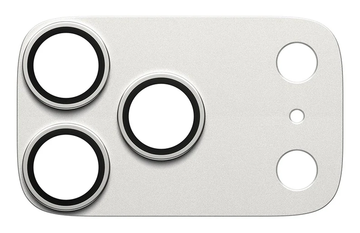 PanzerGlass Fender iPhone 17 Pro Camera Lens Protector Tempered Glass Zilver afbeelding 3