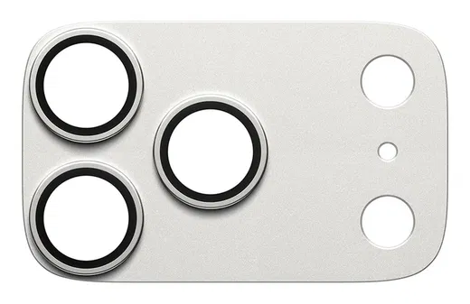 PanzerGlass Fender iPhone 17 Pro Camera Lens Protector Tempered Glass Zilver afbeelding 3