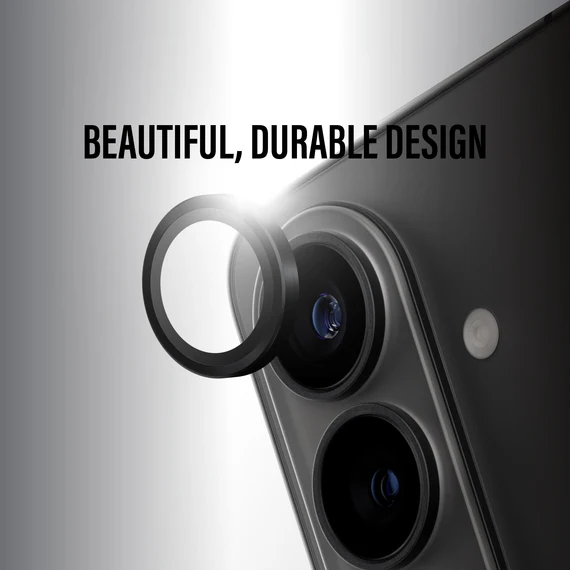 PanzerGlass Hoops Rings Samsung Galaxy S26 Camera Lens Protector Glas Zwart afbeelding 6