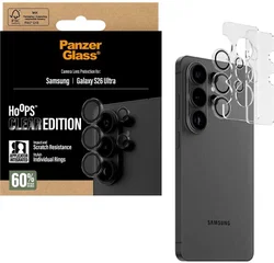PanzerGlass Hoops Rings Samsung Galaxy S26 Ultra Camera Lens Protector Clear afbeelding