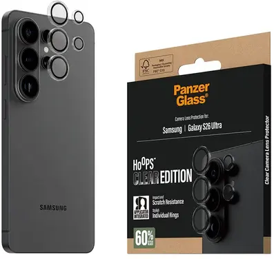 PanzerGlass Hoops Rings Samsung Galaxy S26 Ultra Camera Lens Protector Clear afbeelding 12