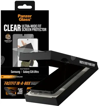PanzerGlass FastFit Ultra-Wide Samsung Galaxy S26 Ultra Screen Protector