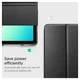 Spigen Smart Fold Samsung Galaxy Tab A11 Plus / A9 Plus Hoes Tri-Fold Zwart afbeelding 4