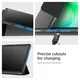 Spigen Smart Fold Samsung Galaxy Tab A11 Plus / A9 Plus Hoes Tri-Fold Zwart afbeelding 8