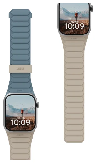UAG Pathfinder - Apple Watch Bandje - 1-11/SE - 38/40/41/42MM - Blauw/Beige afbeelding 1