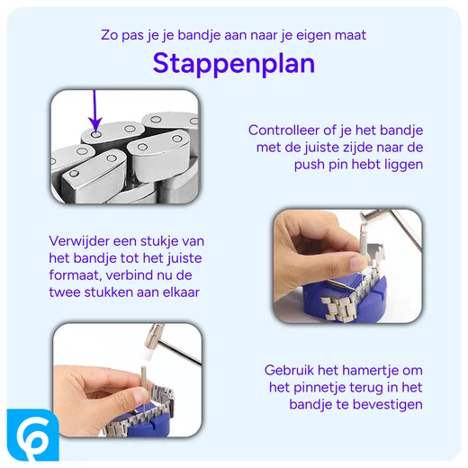 SBG Horlogeband Pin Verwijderaar - Horloge Reparatie Kit voor Smartwatch Bandjes afbeelding 4