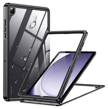 Samsung Galaxy Tab A11 Plus Hoes Waterdicht Full Protect Cover IP68 Zwart