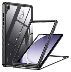 Samsung Galaxy Tab A11 Plus Hoes Waterdicht Full Protect Cover IP68 Zwart afbeelding