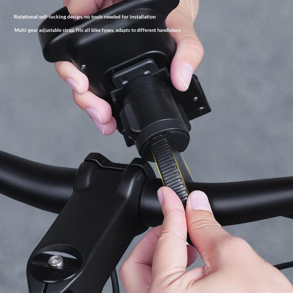 GUB P18 Draaibare Telefoonhouder voor Fiets en Scooter Universeel Zwart afbeelding 14