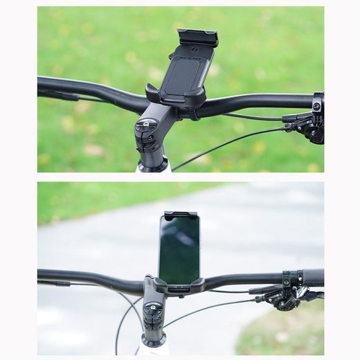 GUB P18 Draaibare Telefoonhouder voor Fiets en Scooter Universeel Zwart afbeelding 5