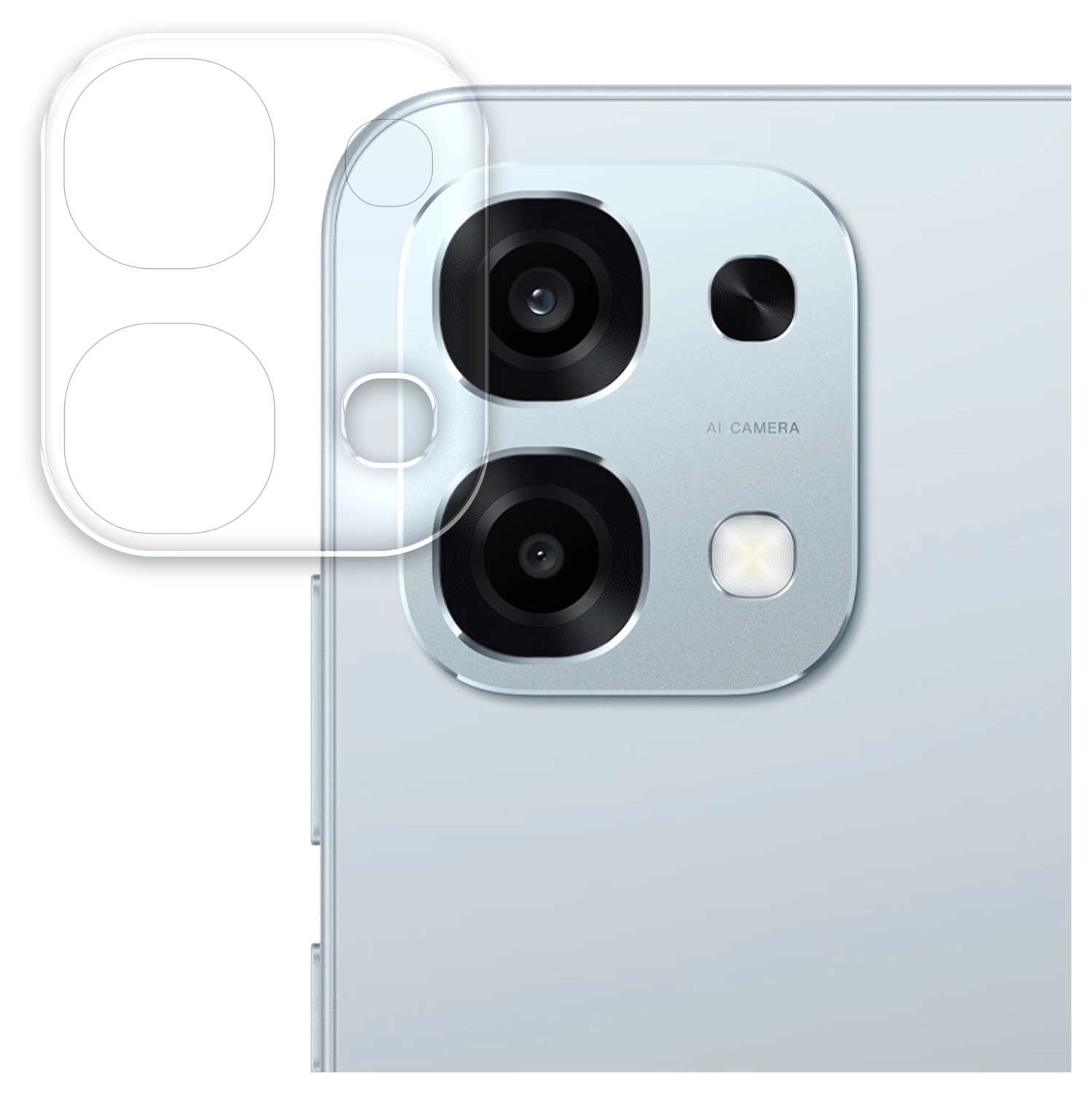 Rosso Oppo A6 Pro Camera Lens Protector Transparant afbeelding 1