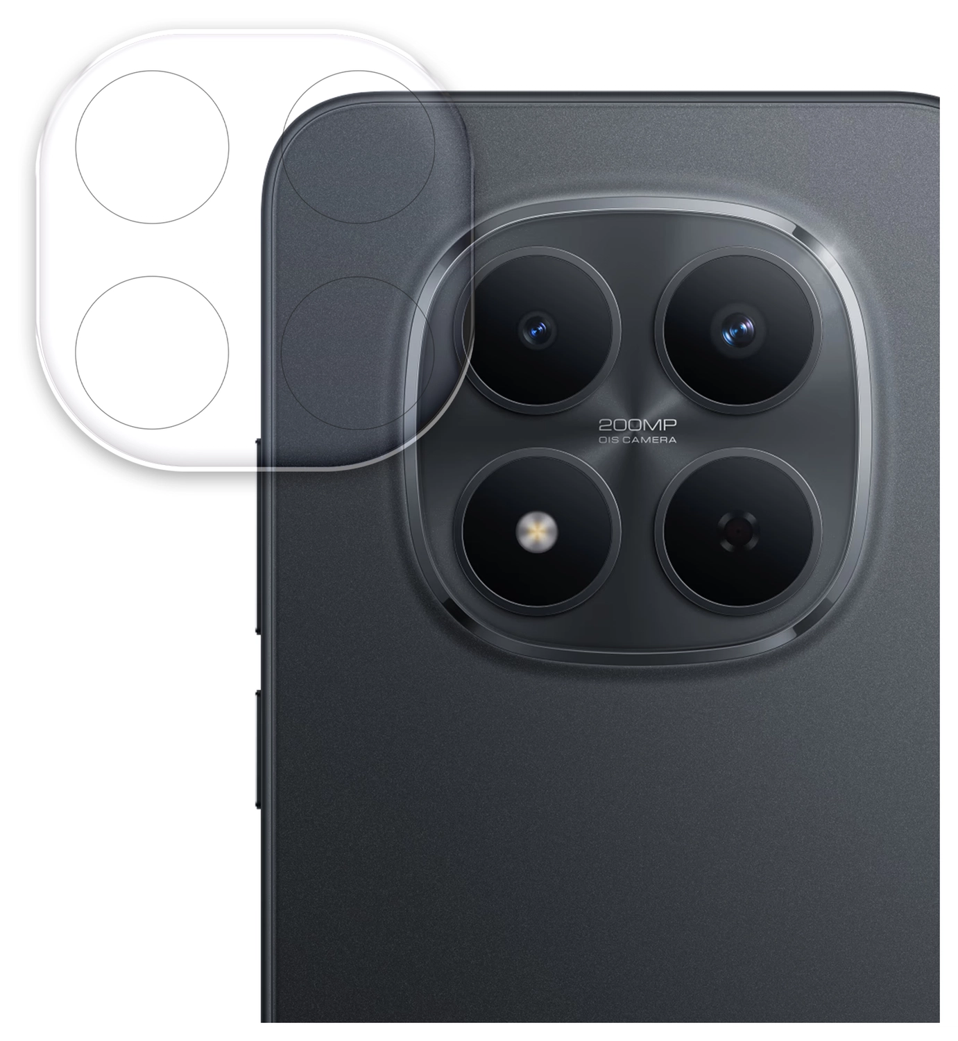 Rosso Xiaomi Redmi Note 15 Pro 5G Camera Lens Protector Transparant afbeelding 1