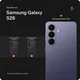 Rosso Avanti Samsung Galaxy S26 Hoesje Alcantara MagSafe Back Cover Blauw afbeelding 2