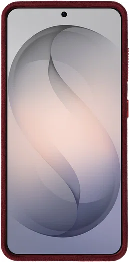 Rosso Avanti Samsung Galaxy S26 Hoesje Alcantara MagSafe Back Cover Burgundy afbeelding 11