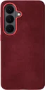 Rosso Avanti Samsung Galaxy S26 Hoesje Alcantara MagSafe Back Cover Burgundy