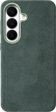 Rosso Avanti Samsung Galaxy S26 Hoesje Alcantara MagSafe Back Cover Groen