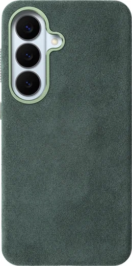 Rosso Avanti Samsung Galaxy S26 Hoesje Alcantara MagSafe Back Cover Groen afbeelding 11