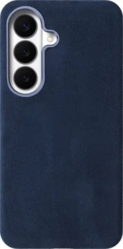 Rosso Avanti Samsung S26 Plus Hoesje Alcantara MagSafe Back Cover Blauw