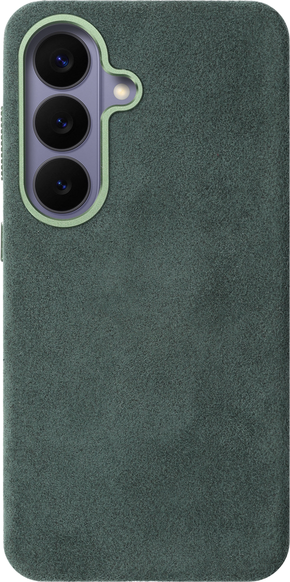 Rosso Avanti Samsung S26 Plus Hoesje Alcantara MagSafe Back Cover Groen afbeelding 8