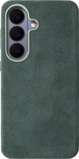 Rosso Avanti Samsung S26 Plus Hoesje Alcantara MagSafe Back Cover Groen afbeelding 8