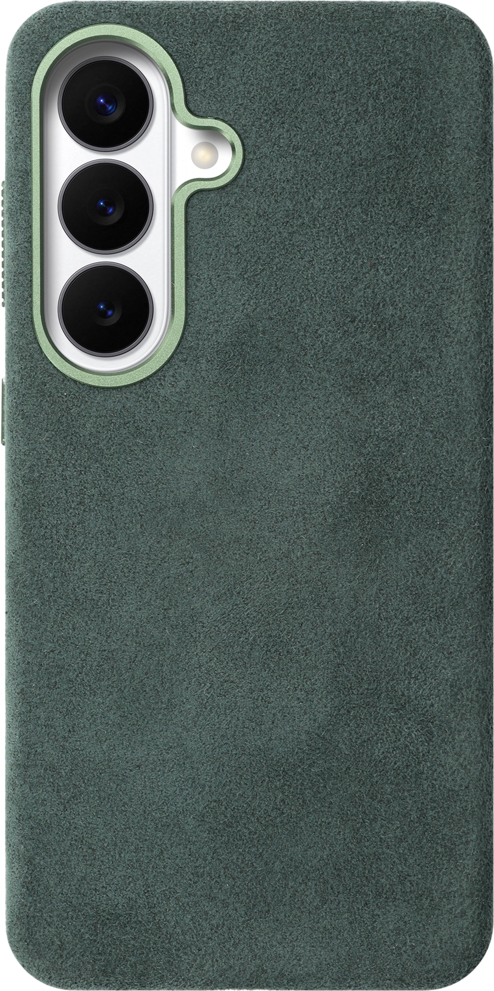Rosso Avanti Samsung S26 Plus Hoesje Alcantara MagSafe Back Cover Groen afbeelding 10