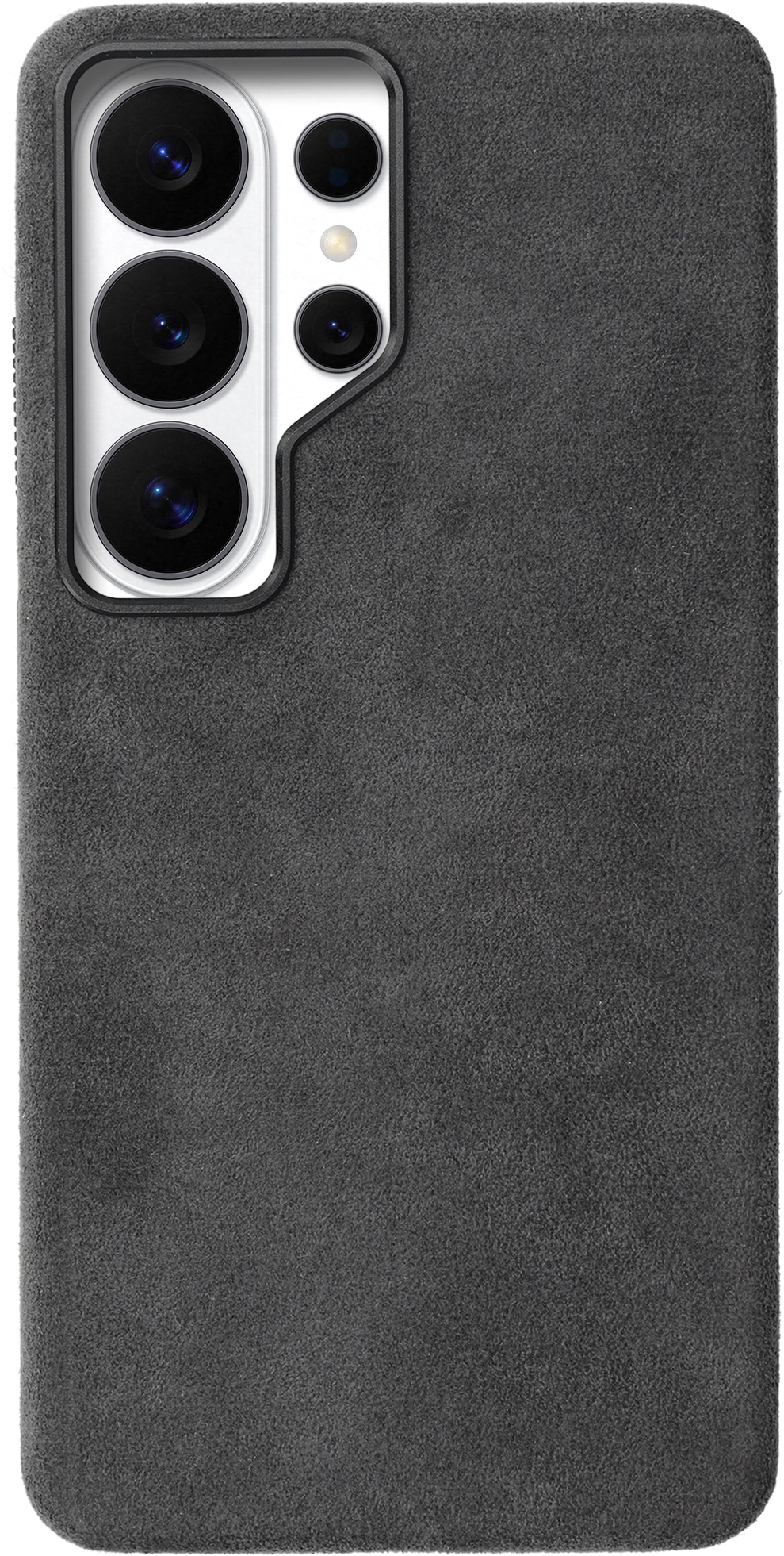 Rosso Avanti Samsung S26 Ultra Hoesje Alcantara MagSafe Back Cover Grijs afbeelding 1