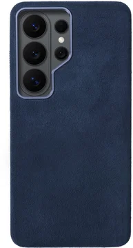 Rosso Avanti Samsung S26 Ultra Hoesje Alcantara MagSafe Back Cover Blauw