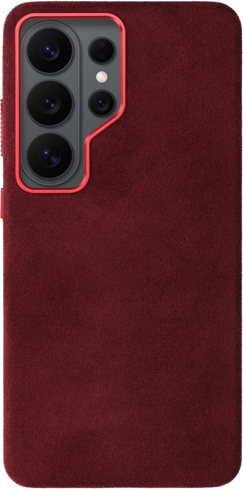 Rosso Avanti Samsung S26 Ultra Hoesje Alcantara MagSafe Back Cover Burgundy afbeelding 9