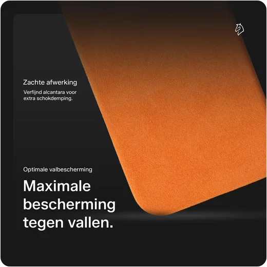 Rosso Avanti Samsung S26 Ultra Hoesje Alcantara MagSafe Back Cover Oranje afbeelding 6