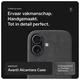 Rosso Avanti Apple iPhone 17 Hoesje Alcantara MagSafe Back Cover Grijs afbeelding 4