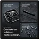 Rosso Avanti Apple iPhone 17 Hoesje Alcantara MagSafe Back Cover Grijs afbeelding 5