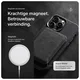 Rosso Avanti Apple iPhone 17 Hoesje Alcantara MagSafe Back Cover Grijs afbeelding 7
