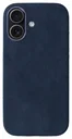 Rosso Avanti Apple iPhone 17 Hoesje Alcantara MagSafe Back Cover Blauw