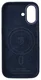 Rosso Avanti Apple iPhone 17 Hoesje Alcantara MagSafe Back Cover Blauw afbeelding 9