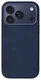 Rosso Avanti Apple iPhone 17 Pro Hoesje Alcantara MagSafe Back Cover Blauw