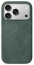 Rosso Avanti Apple iPhone 17 Pro Hoesje Alcantara MagSafe Back Cover Groen