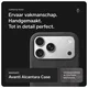 Rosso Avanti iPhone 17 Pro Max Hoesje Alcantara MagSafe Back Cover Grijs afbeelding 4