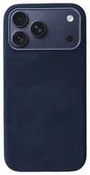 Rosso Avanti iPhone 17 Pro Max Hoesje Alcantara MagSafe Back Cover Blauw afbeelding