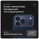 Rosso Avanti iPhone 17 Pro Max Hoesje Alcantara MagSafe Back Cover Blauw afbeelding 4