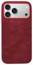 Rosso Avanti iPhone 17 Pro Max Hoesje Alcantara MagSafe Back Cover Burgundy
