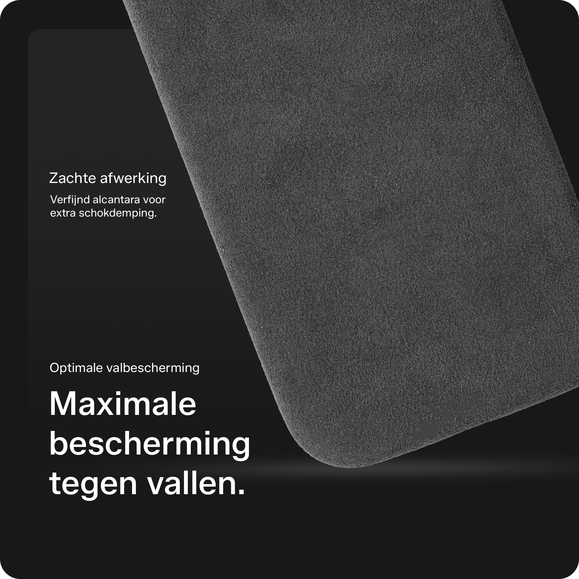 Rosso Avanti Samsung S25 Plus / S24 Plus Hoesje Alcantara MagSafe Grijs afbeelding 4